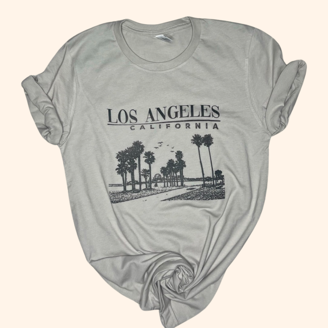LA Graphic Tee Shirt ( Vintage Feel )