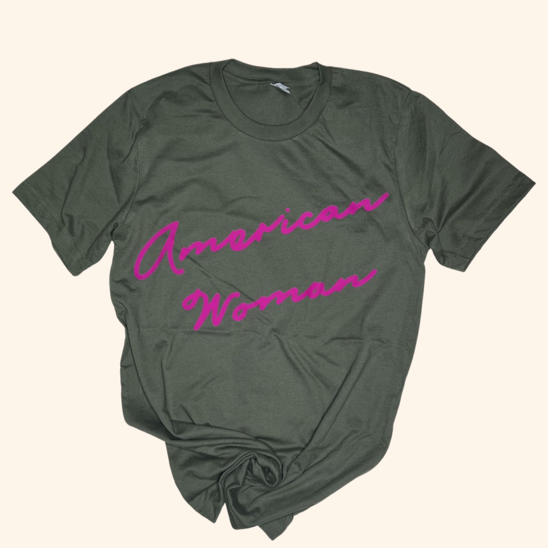American Woman Tee ( Retail vinyl)