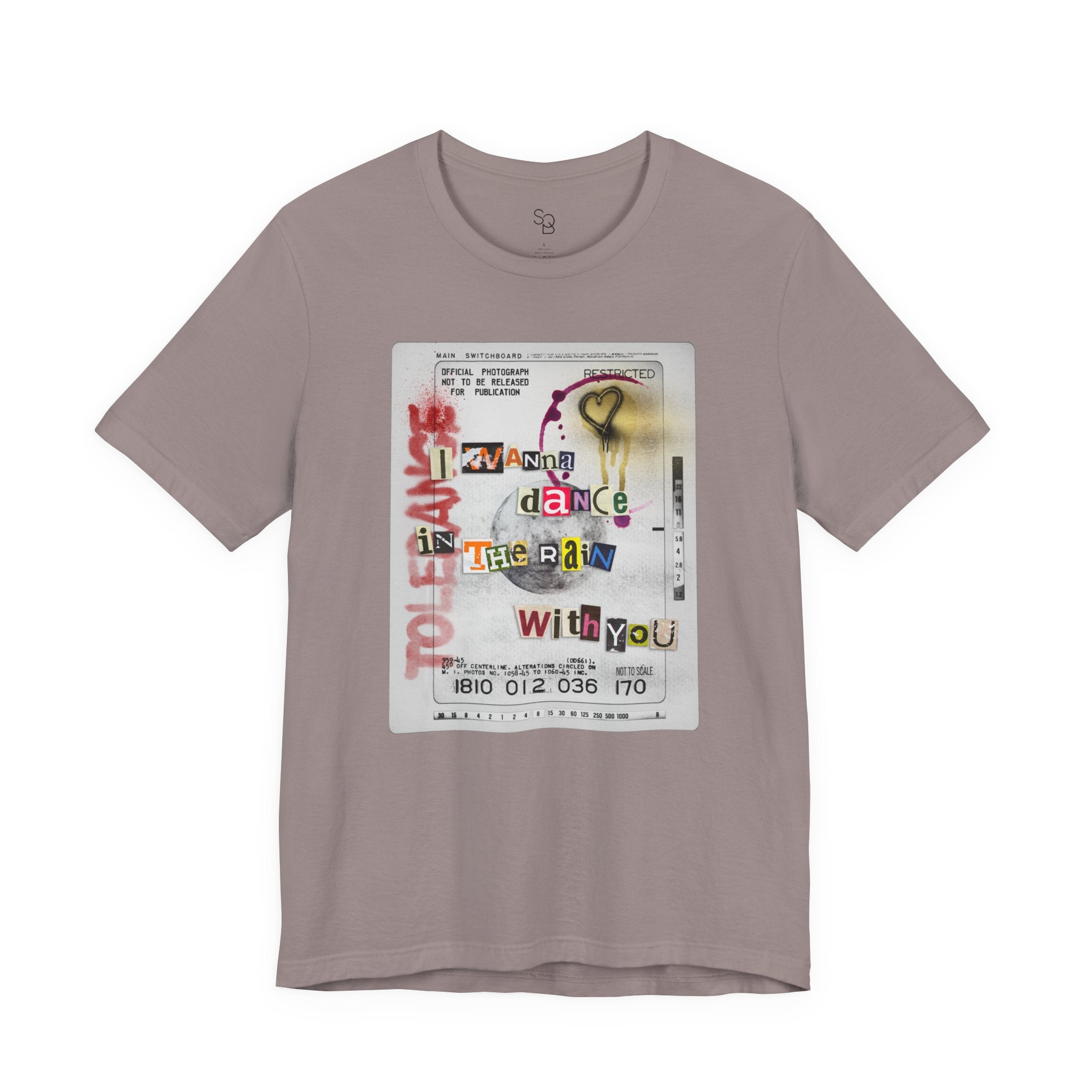 Dancing in the Rain Quote Graphic T-Shirt unisex t-shirt product image 2