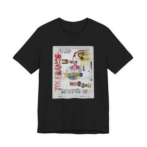 Dancing in the Rain Quote Graphic T-Shirt unisex t-shirt product image 4