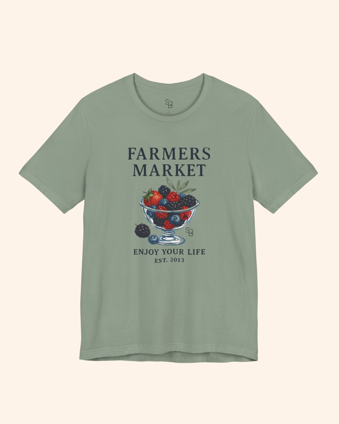 Farmers Markets Graphic Tee - Cool Girl Travel Outfit Tee
