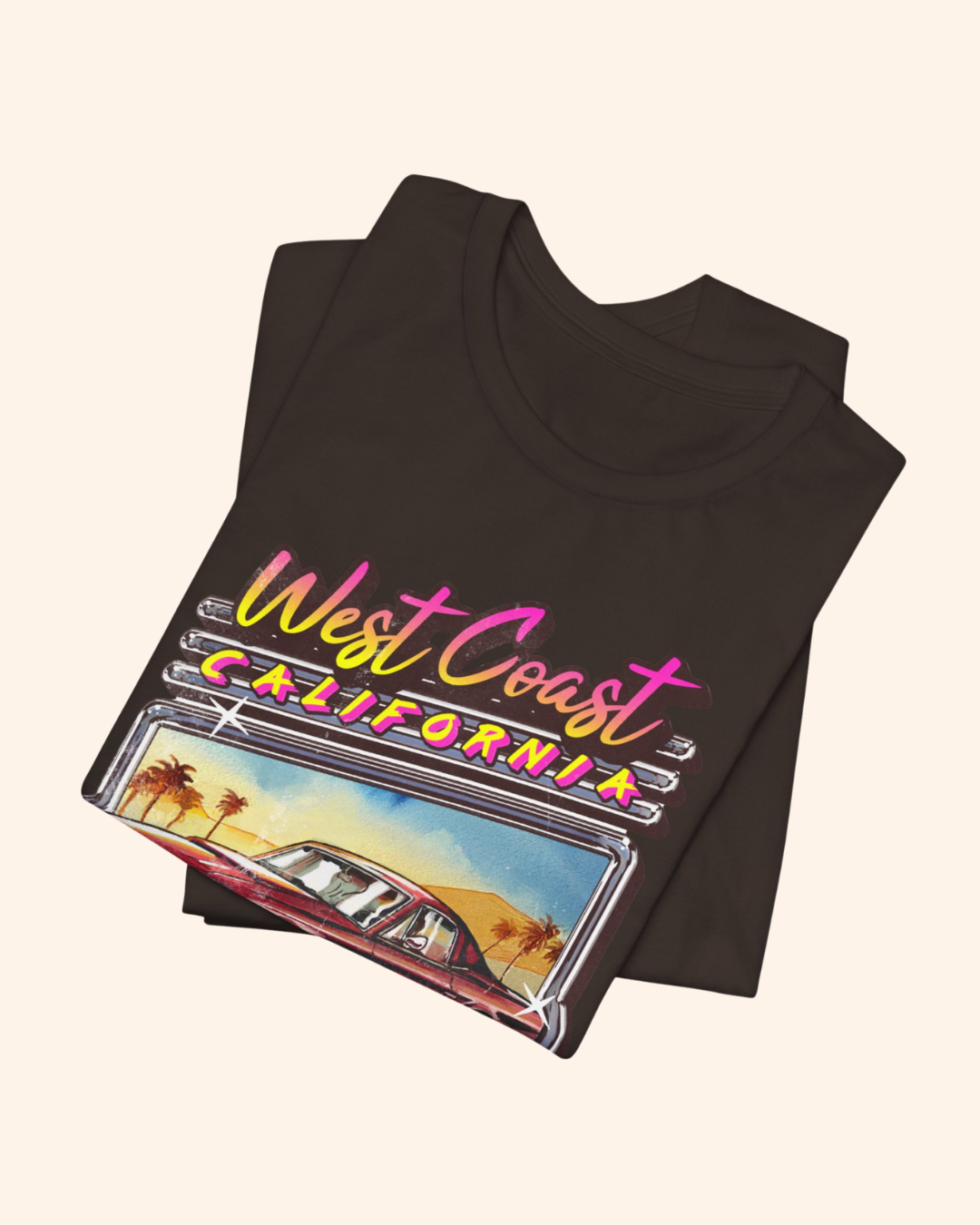 West Coast California '84 Vintage Car Tee