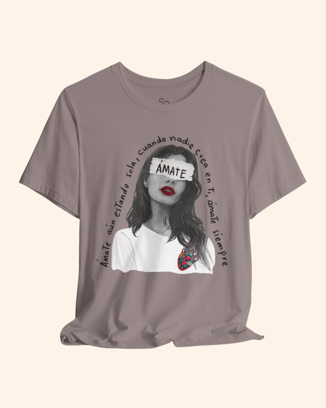 Amate Graphic Tee, Womens Self Love T-Shirt Love Yourself