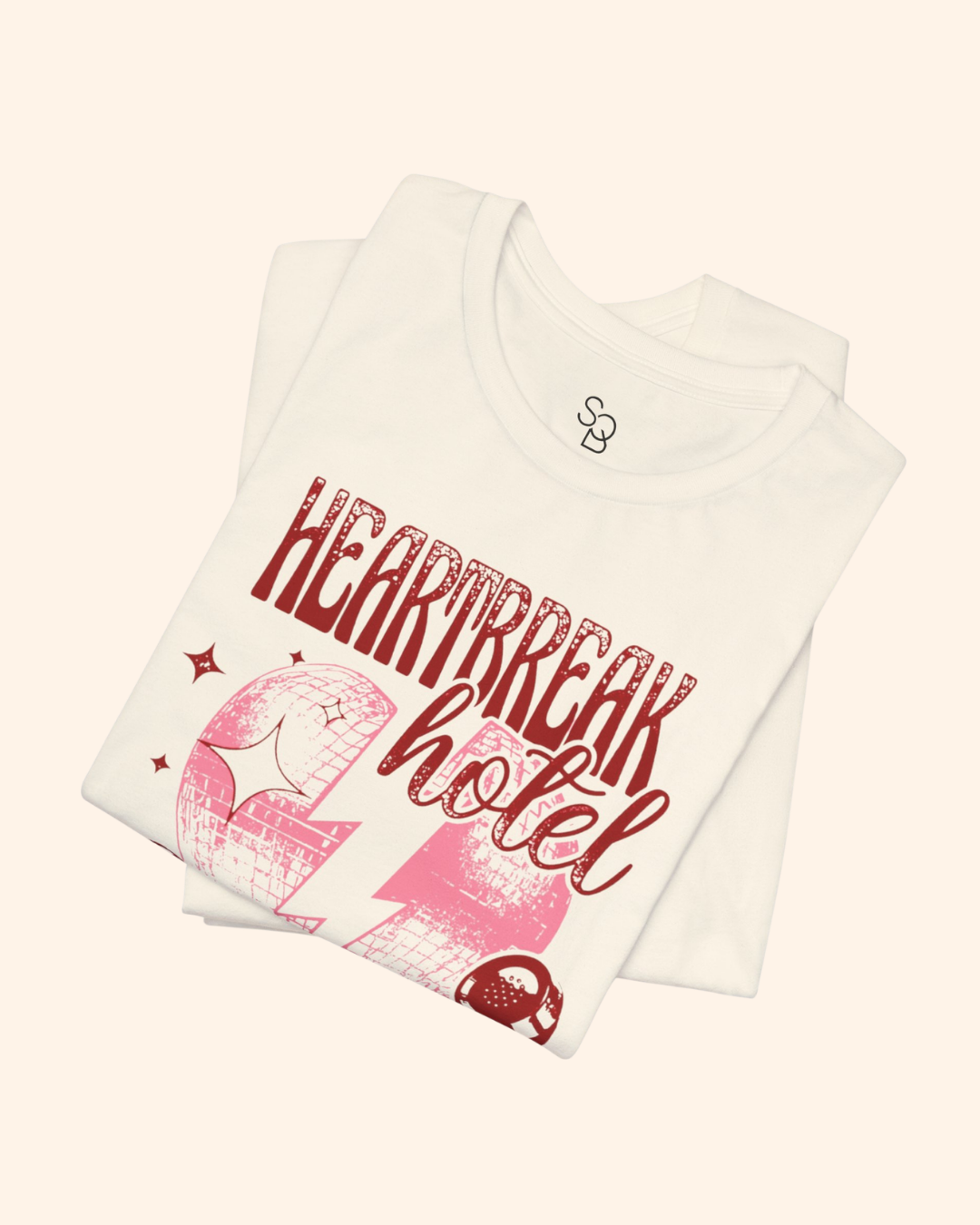 Heartbreak Hotel Graphic Tee , 90s Retro Breakup T-Shirt