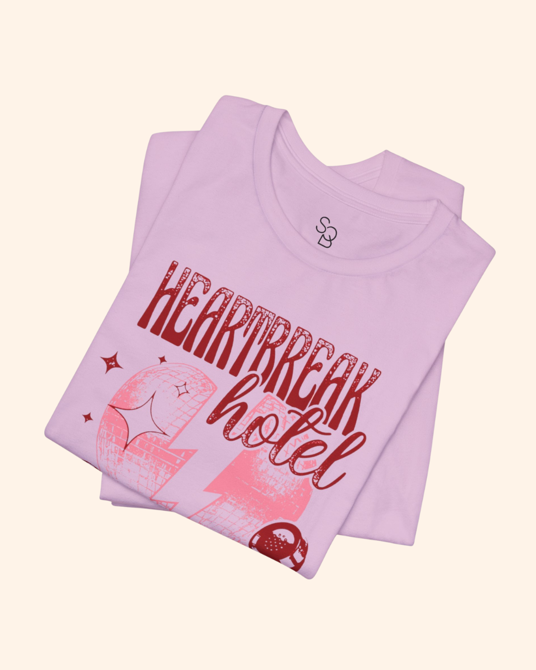 Heartbreak Hotel Graphic Tee , 90s Retro Breakup T-Shirt
