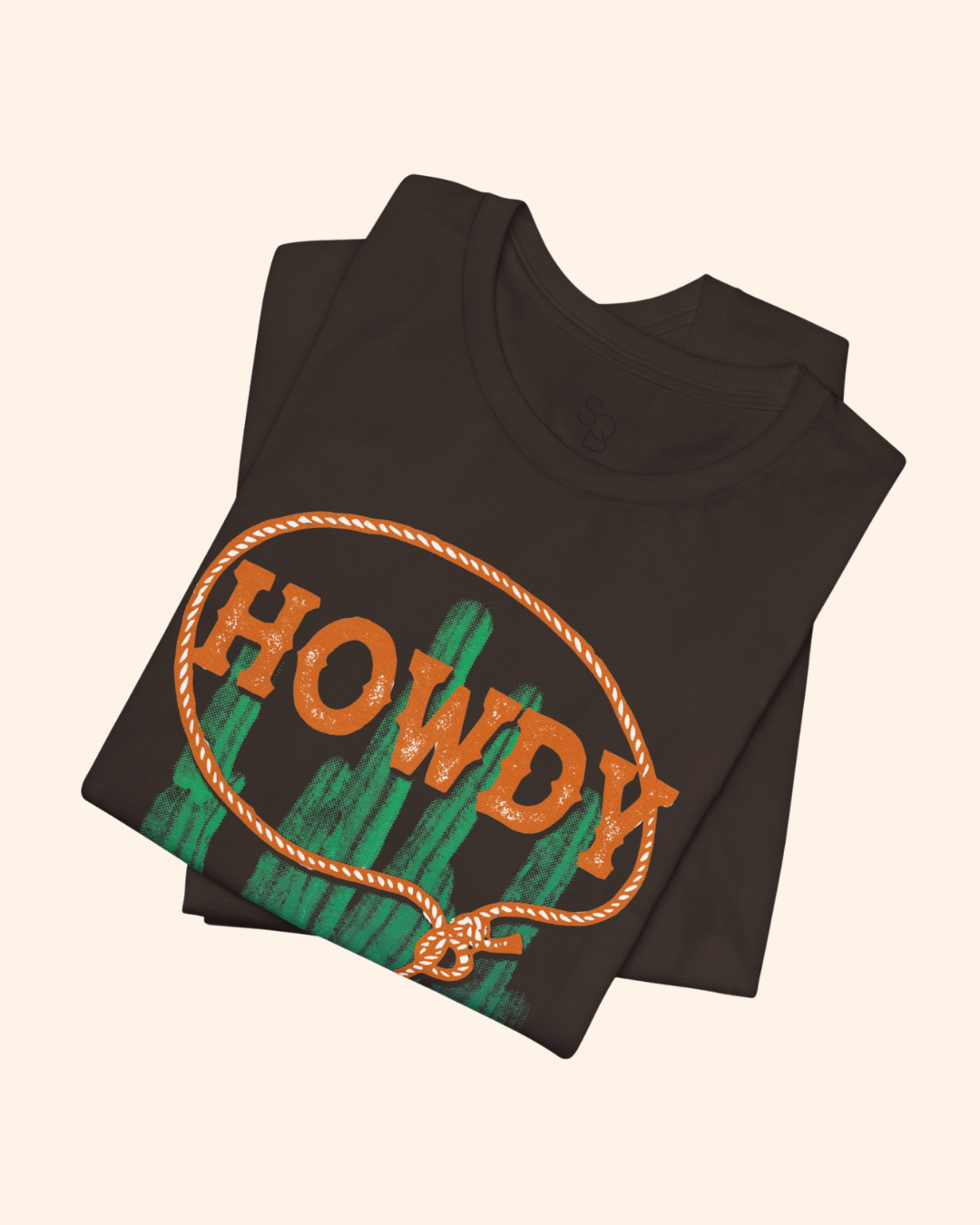 Howdy Cowboy Graphic T-Shirt, Cactus Boho Tee