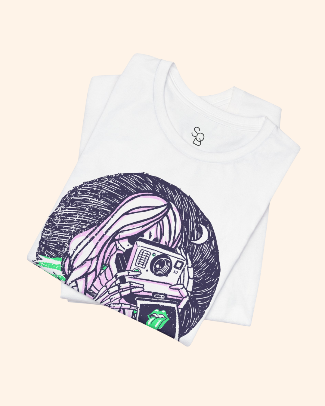 I See You Rolling Unisex Tee, Rolling Tongue Graphic Tee