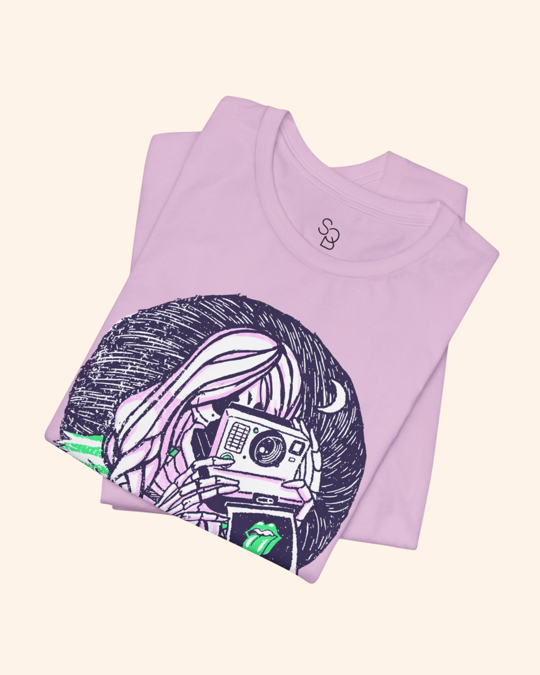 I See You Rolling Unisex Tee, Rolling Tongue Graphic Tee