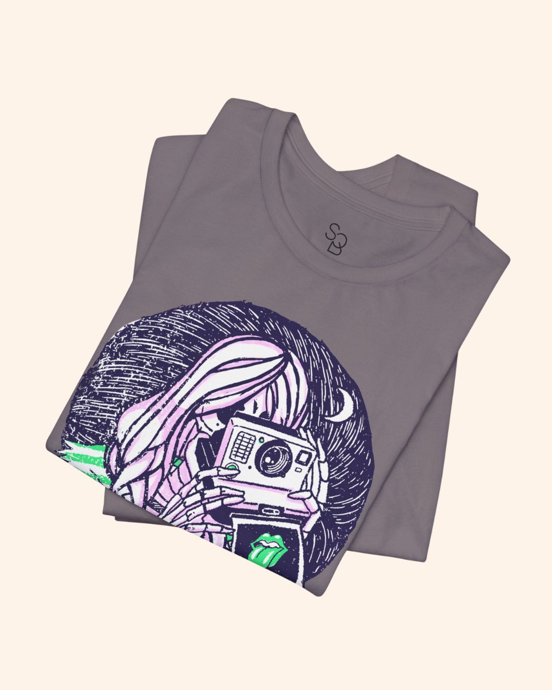I See You Rolling Unisex Tee, Rolling Tongue Graphic Tee