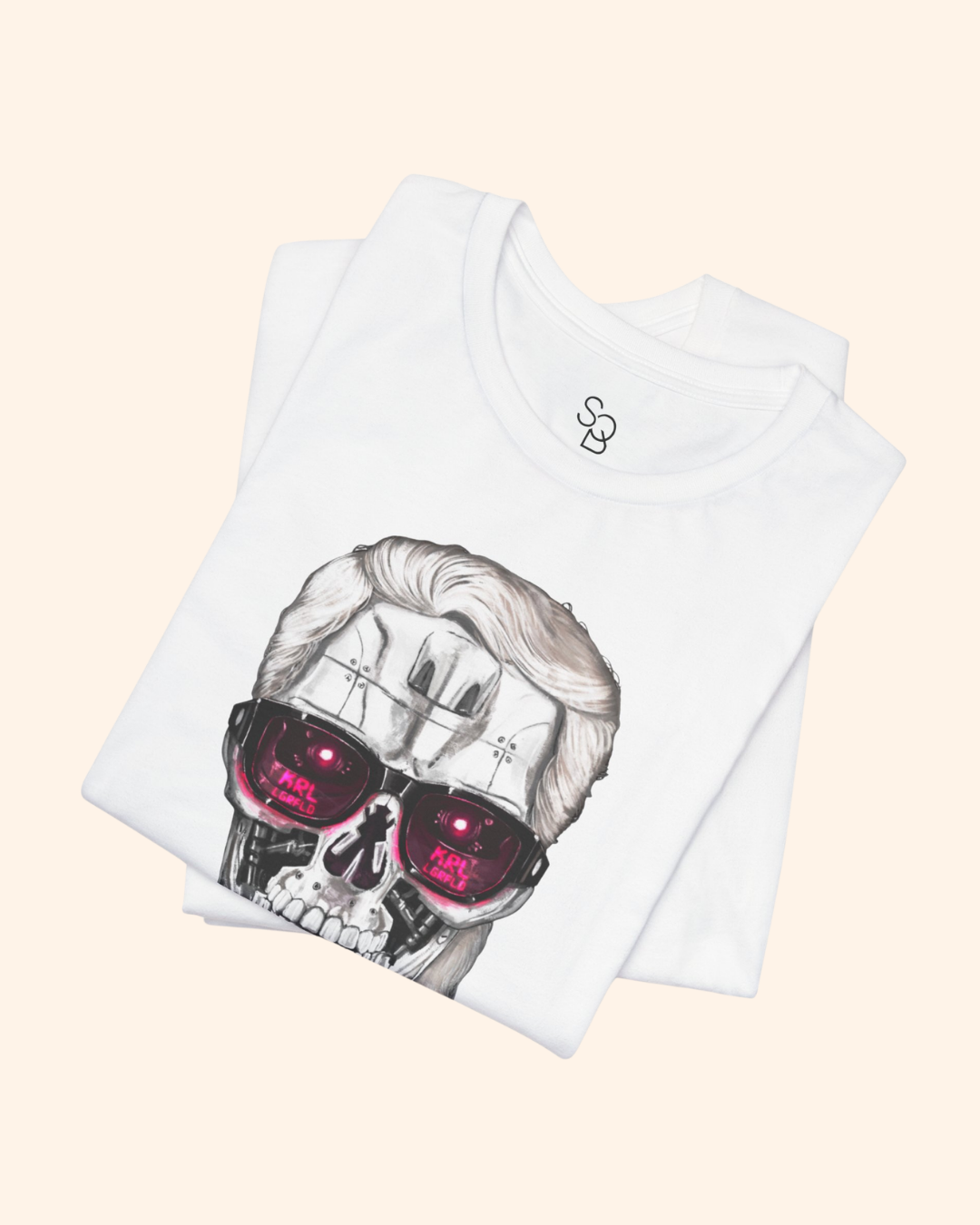 iKarl Graphic T-shirt - Edgy Skull Graphic Tee