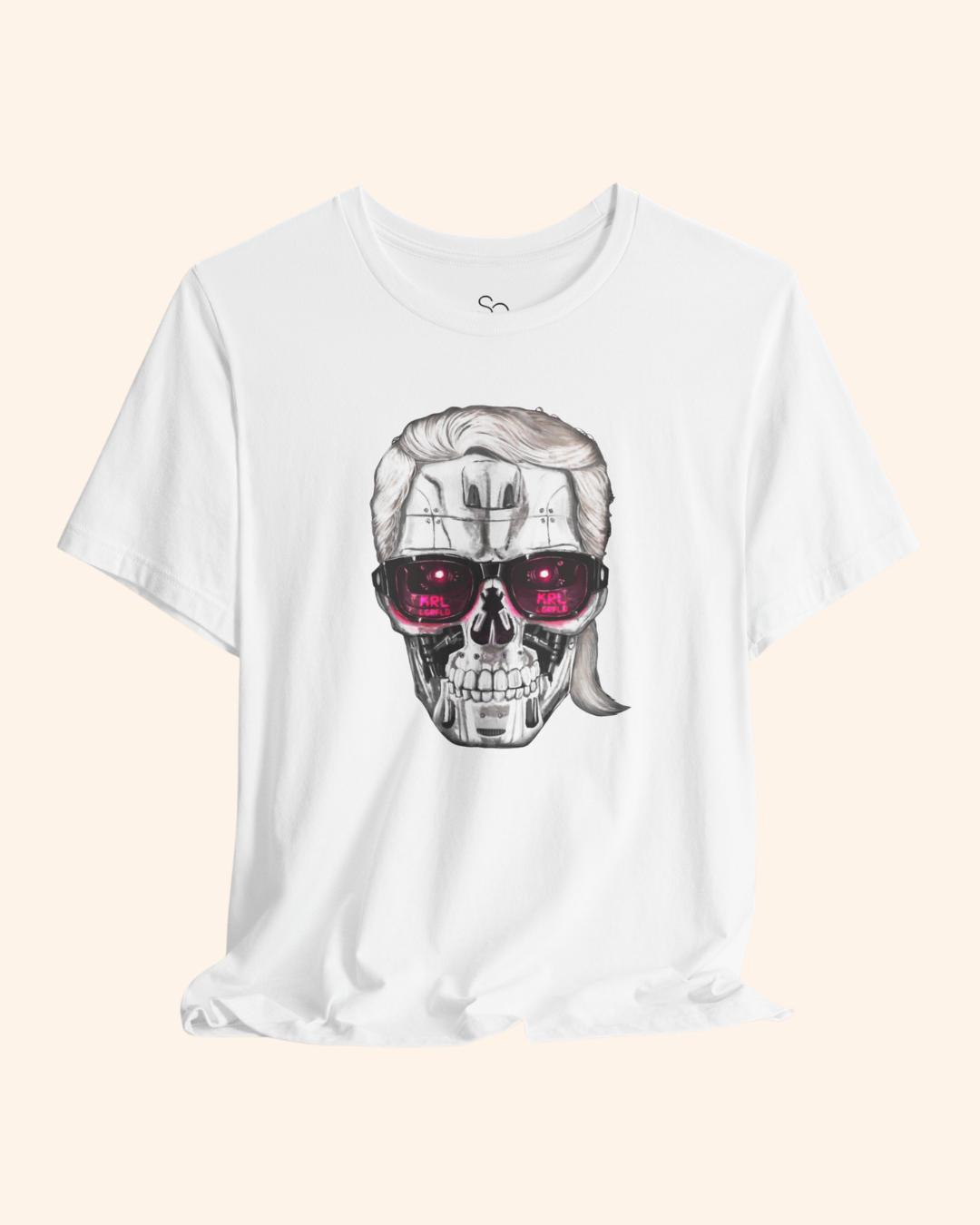 iKarl Graphic T-shirt - Edgy Skull Graphic Tee
