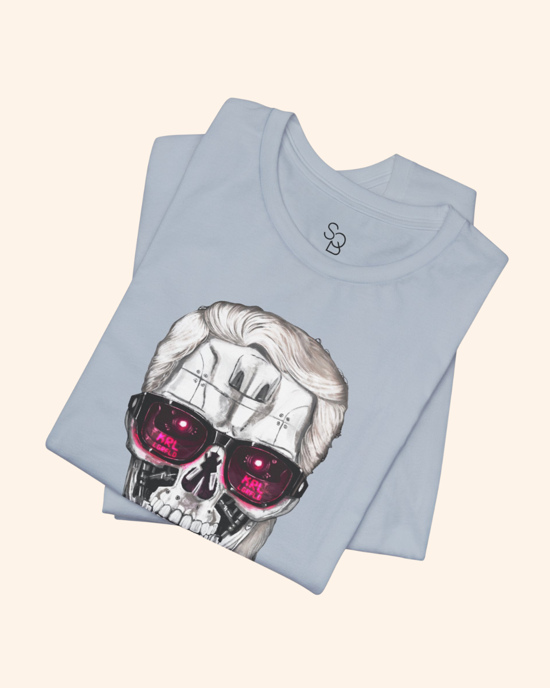 iKarl Graphic T-shirt - Edgy Skull Graphic Tee