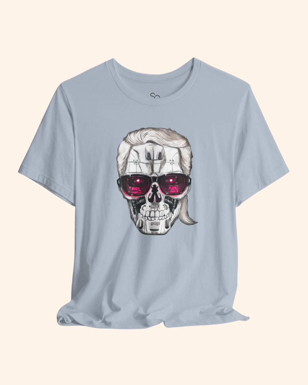 iKarl Graphic T-shirt - Edgy Skull Graphic Tee