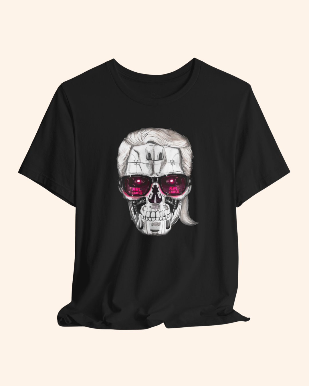 iKarl Graphic T-shirt - Edgy Skull Graphic Tee