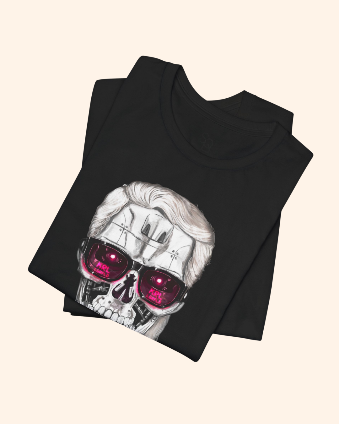 iKarl Graphic T-shirt - Edgy Skull Graphic Tee