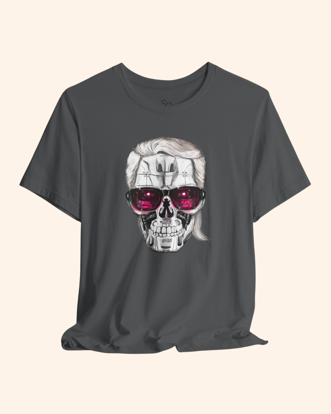 iKarl Graphic T-shirt - Edgy Skull Graphic Tee