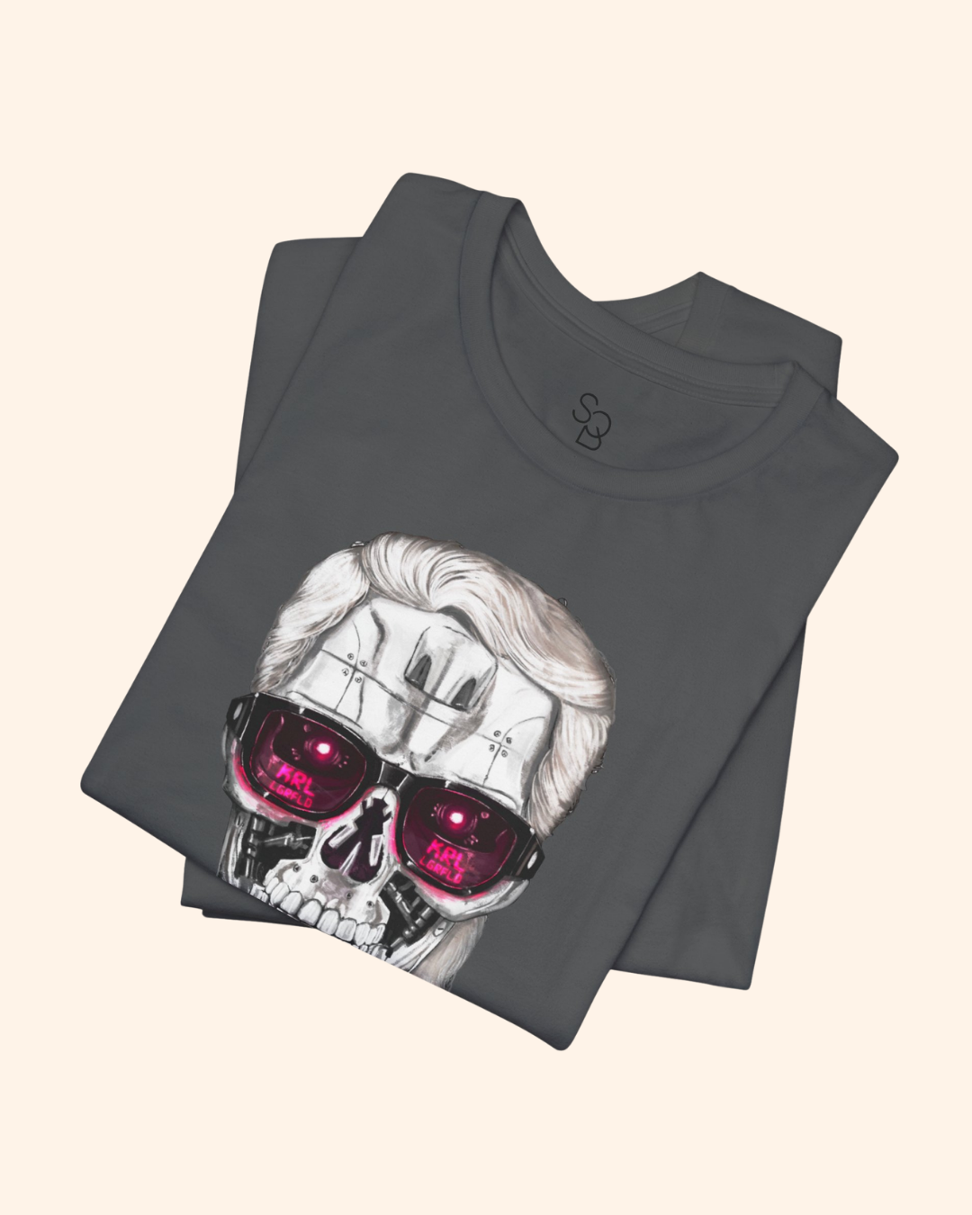 iKarl Graphic T-shirt - Edgy Skull Graphic Tee