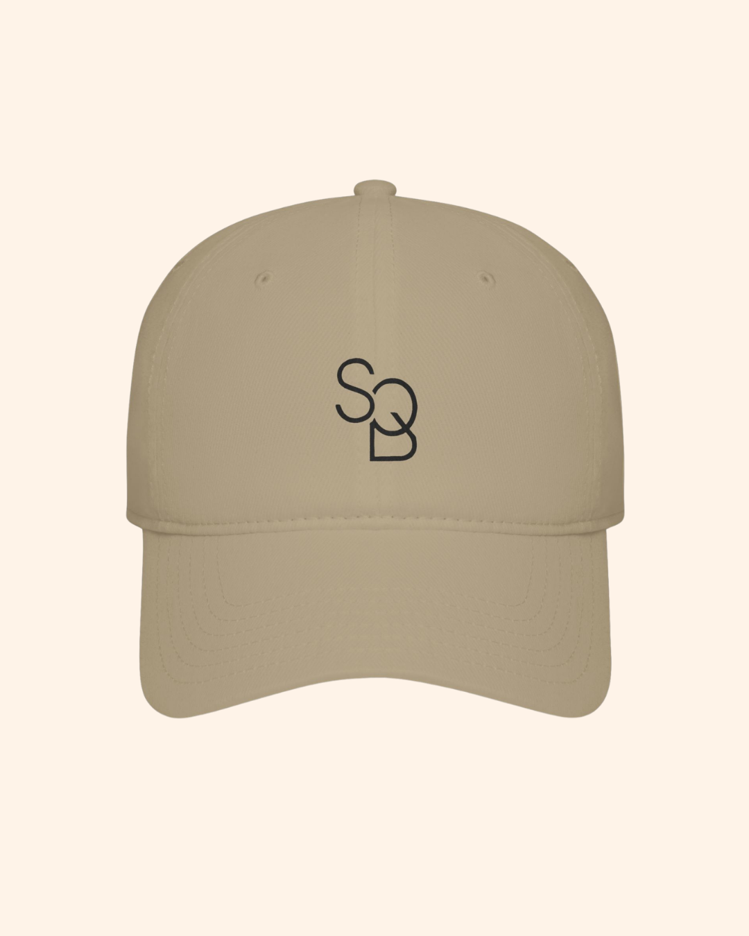 SQB embroidered monogram low-profile baseball cap, product image 1