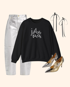 J'adore Tacos Graphic Crewneck Sweatshirt crewneck sweatshirt product image 6