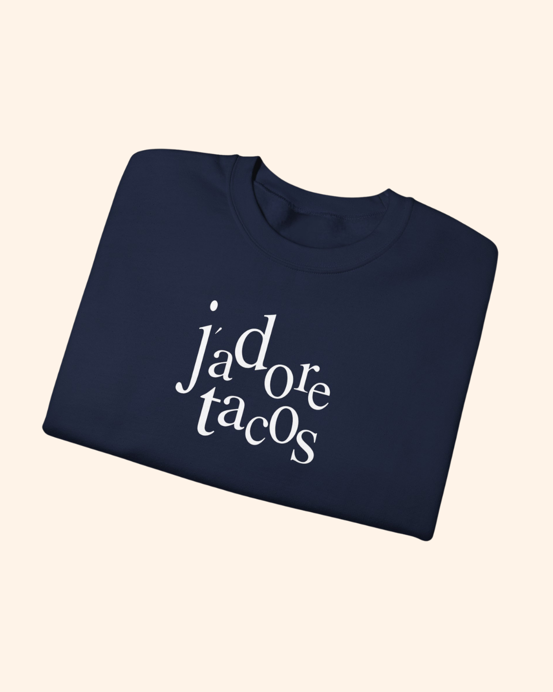 J'adore Tacos Graphic Crewneck Sweatshirt crewneck sweatshirt product image 7