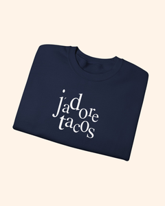 J'adore Tacos Graphic Crewneck Sweatshirt crewneck sweatshirt product image 7