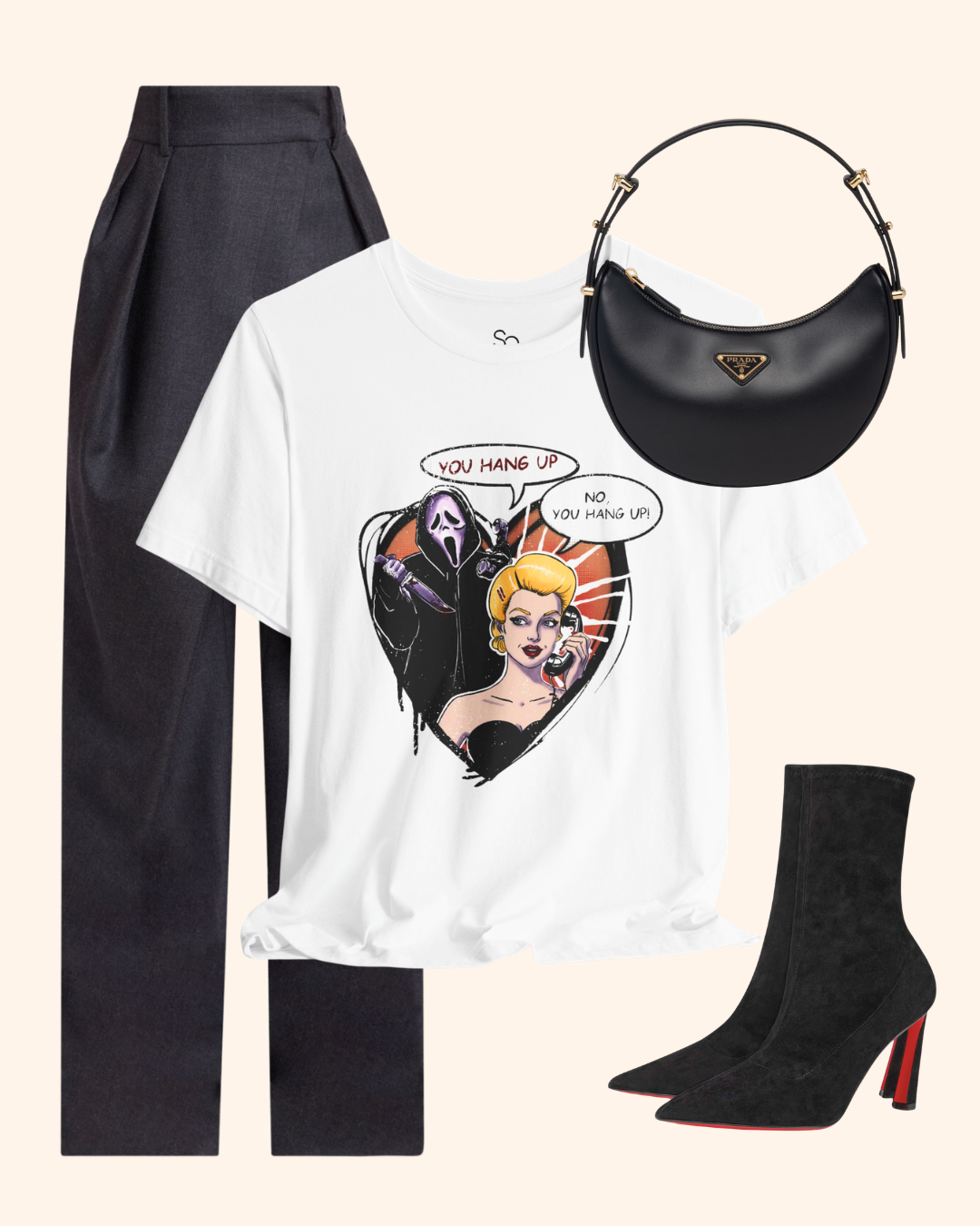 Hang Up Halloween Graphic T-Shirt unisex t-shirt product image 1
