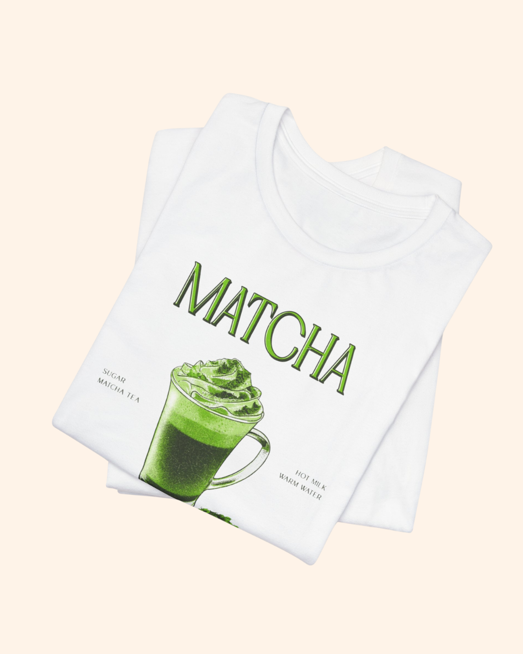 Matcha Latte Graphic T-Shirt unisex t-shirt product image 5