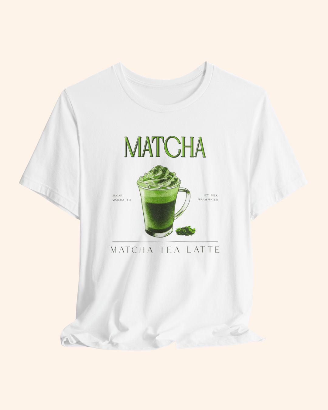 Matcha Latte Graphic T-Shirt unisex t-shirt product image 6