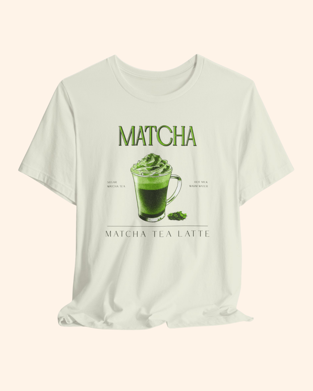 Matcha Latte Graphic T-Shirt unisex t-shirt product image 7