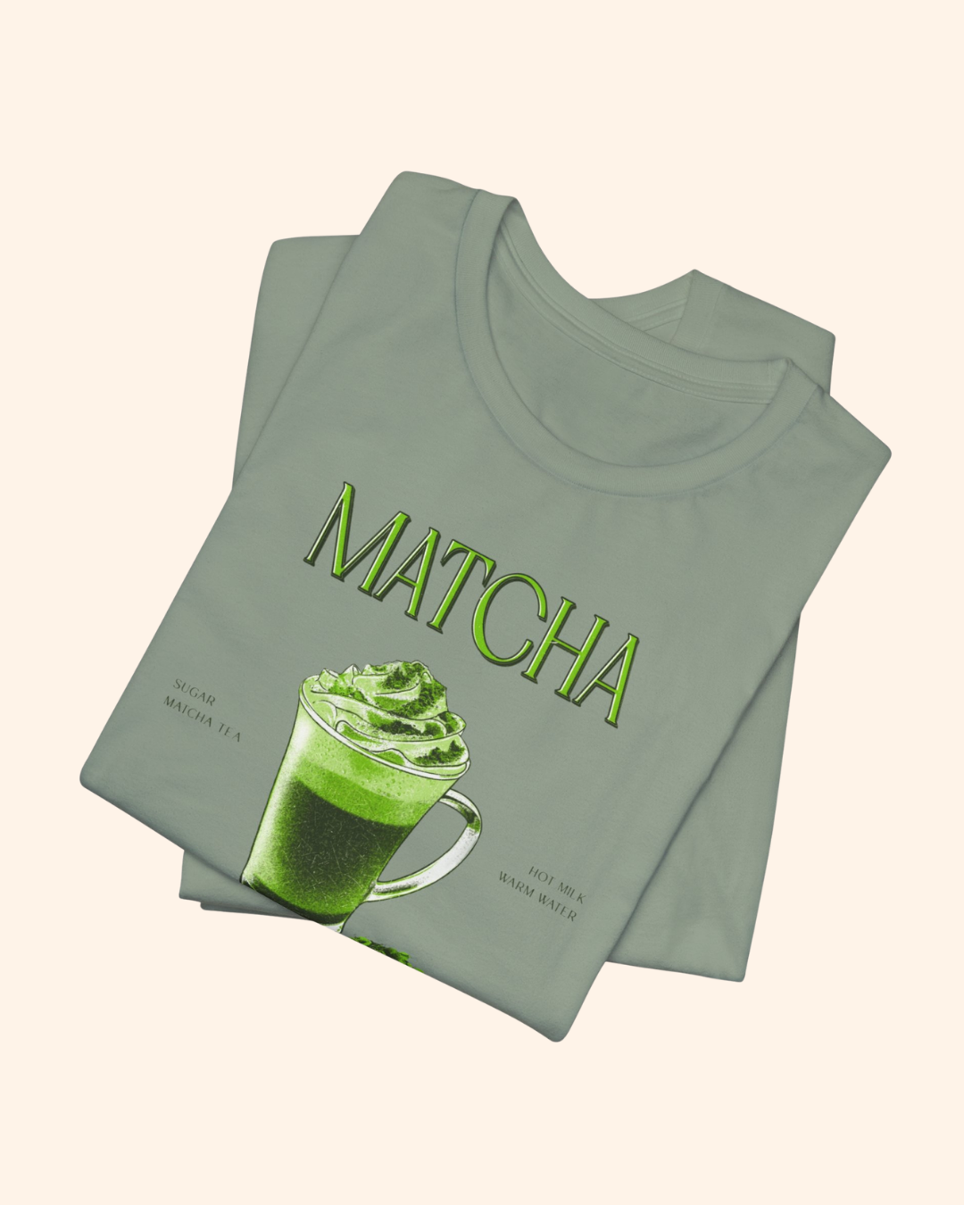 Matcha Latte Graphic T-Shirt unisex t-shirt product image 8