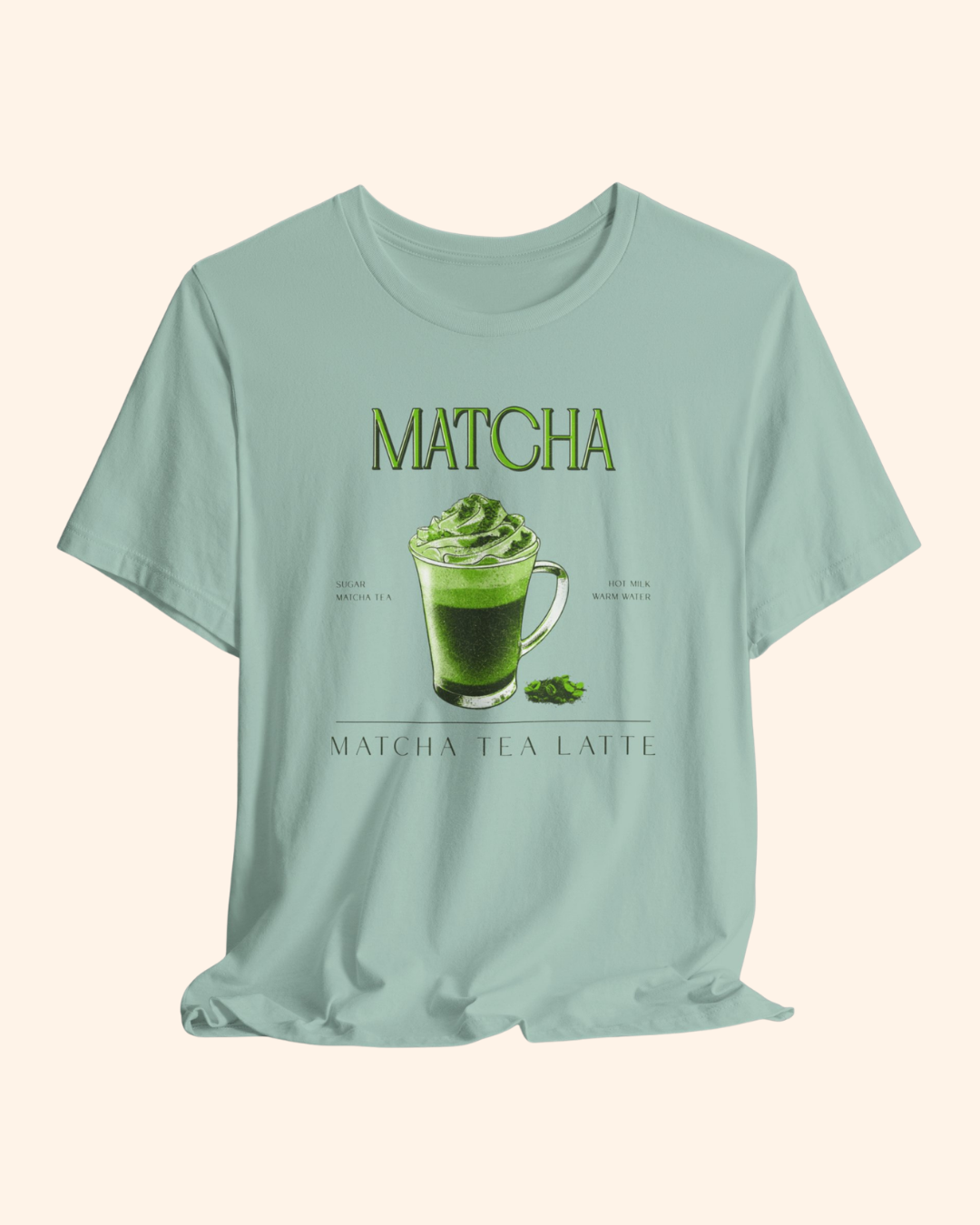 Matcha Latte Graphic T-Shirt unisex t-shirt product image 4