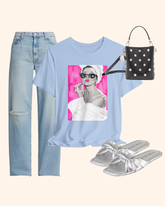On My Way Pop Art Graphic T-Shirt unisex t-shirt product image 1