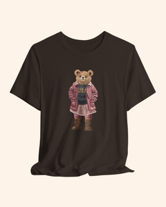 Liberty Belle Teddy Bear Graphic T-Shirt unisex t-shirt product image 2