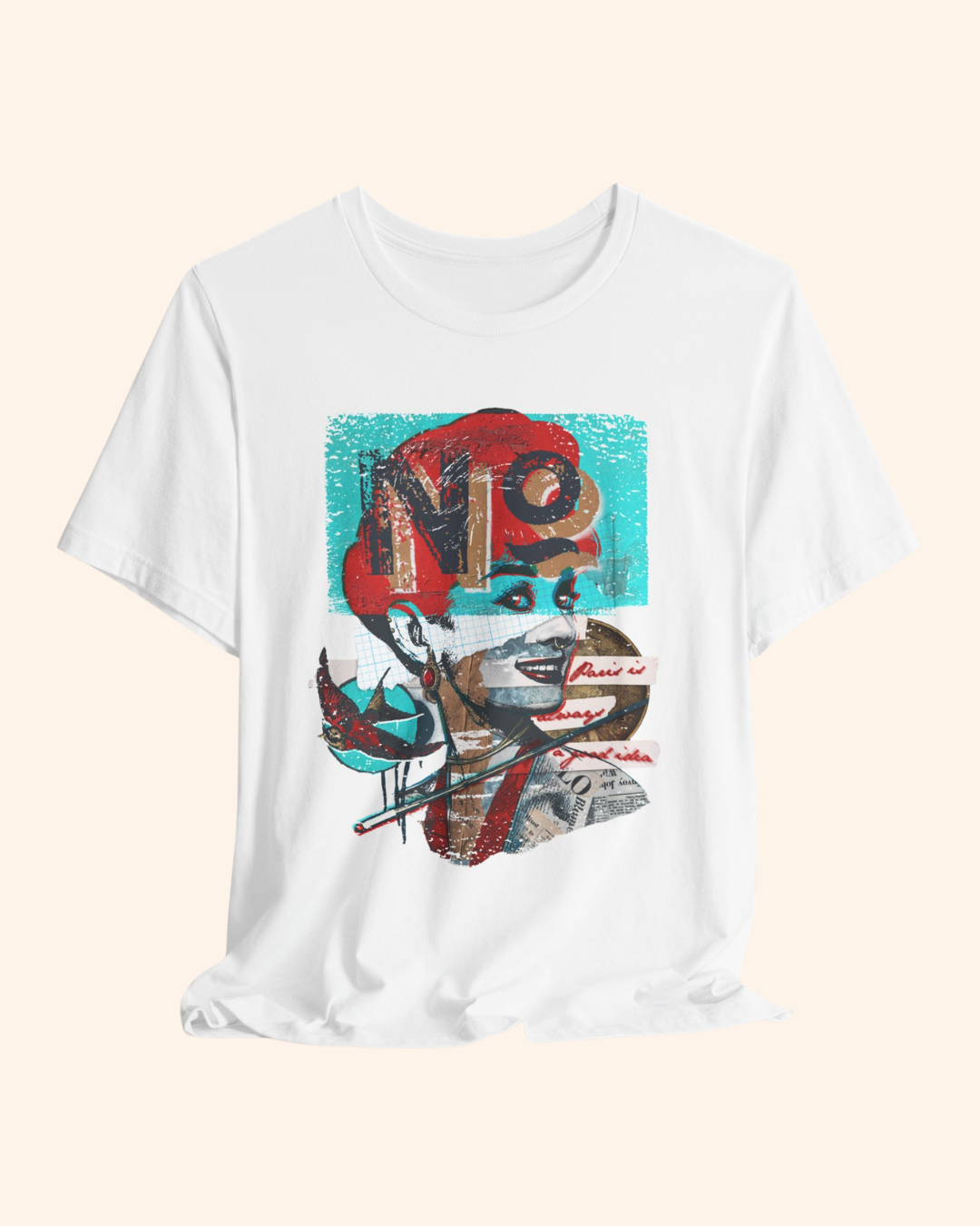 Paris No Pop Art Graphic T-Shirt unisex t-shirt product image 5