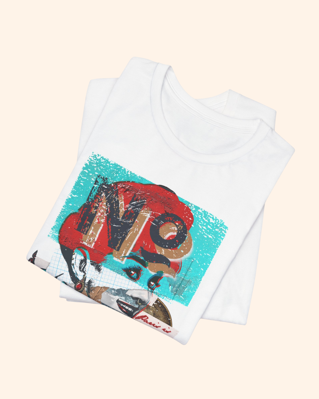 Paris No Pop Art Graphic T-Shirt unisex t-shirt product image 6