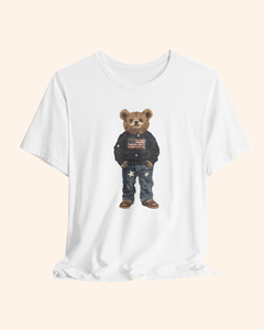 Patriotic Teddy Bear Graphic T-Shirt unisex t-shirt product image 7