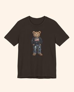 Patriotic Teddy Bear Graphic T-Shirt unisex t-shirt product image 2