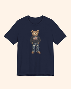 Patriotic Teddy Bear Graphic T-Shirt unisex t-shirt product image 3