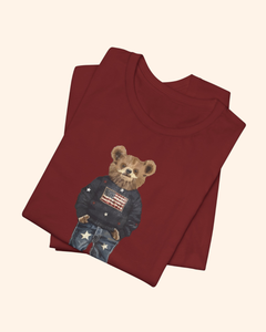 Patriotic Teddy Bear Graphic T-Shirt unisex t-shirt product image 12