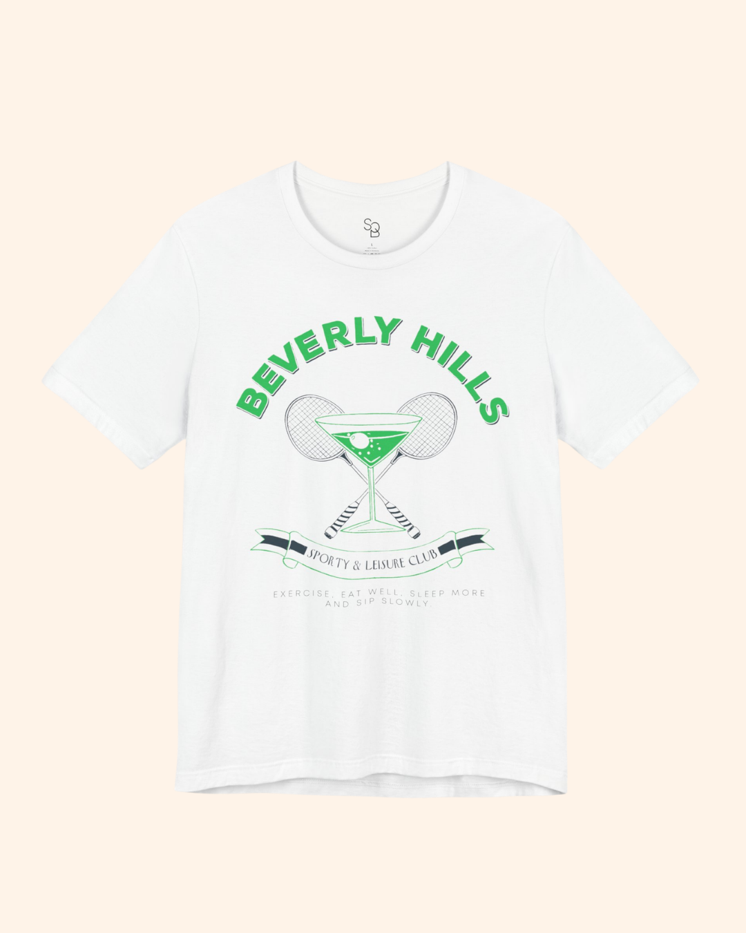 In the Club Martini Graphic T-Shirt unisex t-shirt product image 8