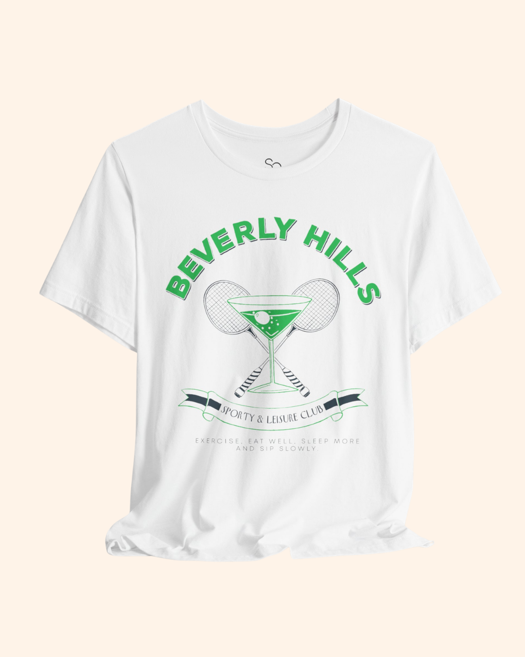 In the Club Martini Graphic T-Shirt unisex t-shirt product image 9