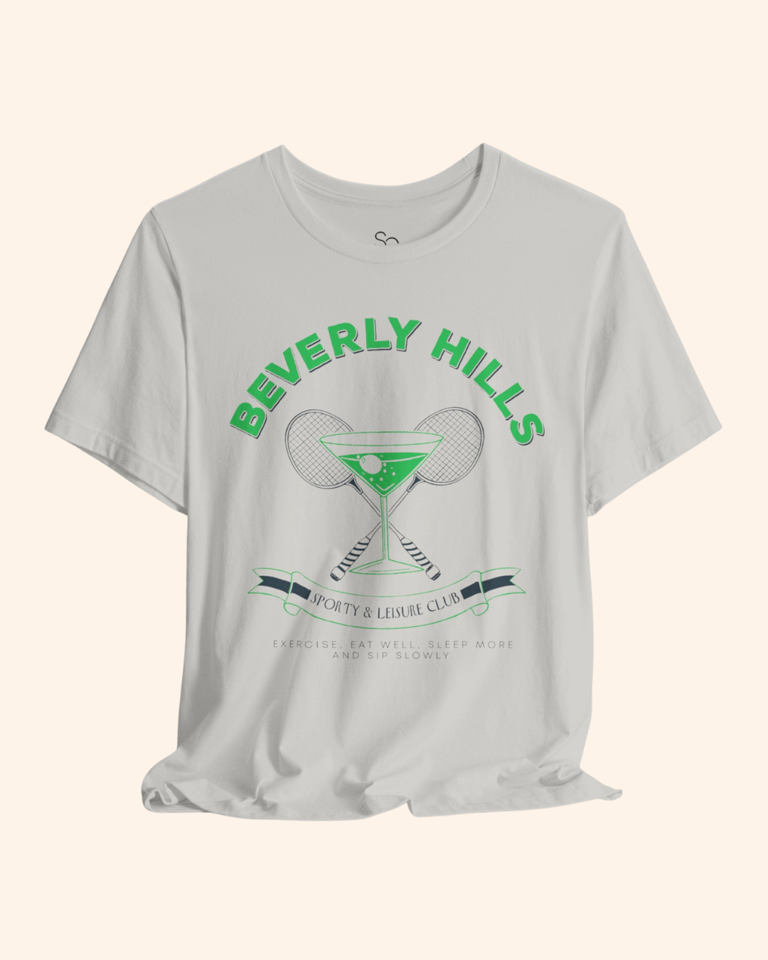 In the Club Martini Graphic T-Shirt unisex t-shirt product image 3