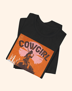 Cowgirl Save the Day Graphic T-Shirt unisex t-shirt product image 11