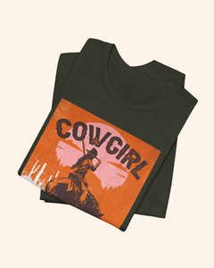 Cowgirl Save the Day Graphic T-Shirt unisex t-shirt product image 13