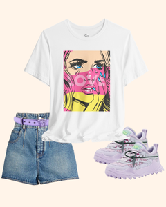 Pop Art Woman Graphic T-Shirt unisex t-shirt product image 1
