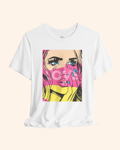 Pop Art Woman Graphic T-Shirt unisex t-shirt product image 5