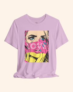 Pop Art Woman Graphic T-Shirt unisex t-shirt product image 4