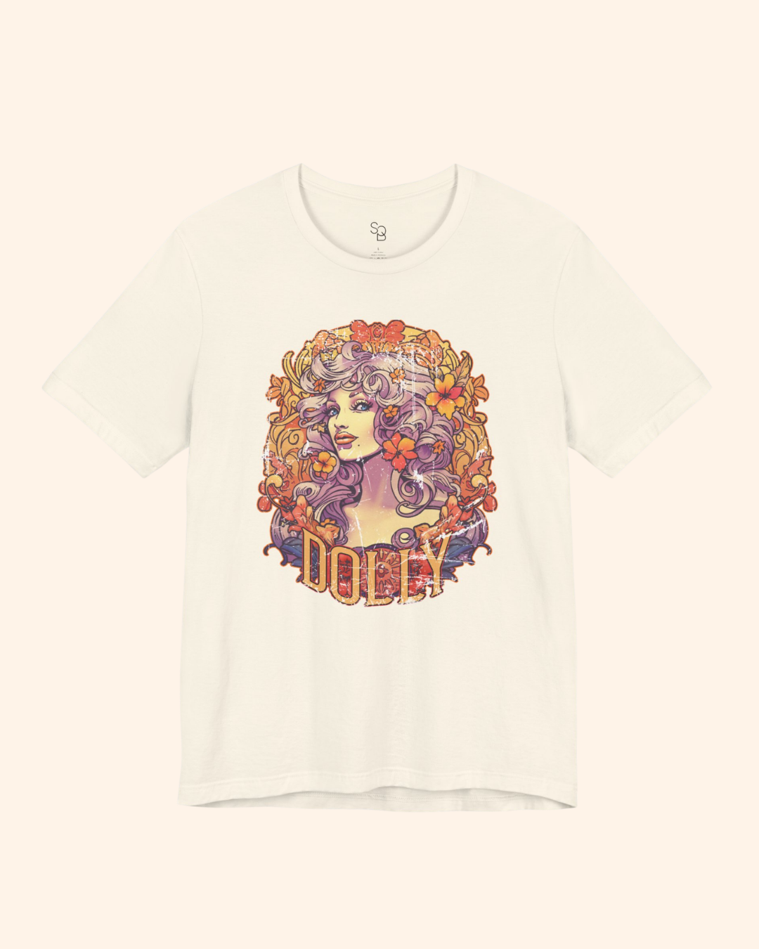 Hey Doll Retro Portrait Graphic T-Shirt unisex t-shirt product image 5