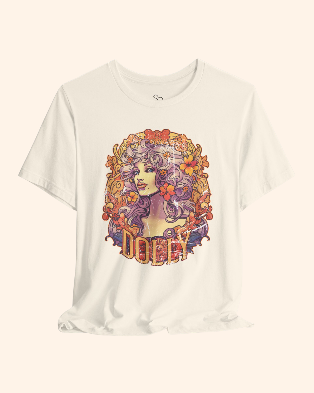 Hey Doll Retro Portrait Graphic T-Shirt unisex t-shirt product image 6