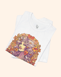 Hey Doll Retro Portrait Graphic T-Shirt unisex t-shirt product image 8
